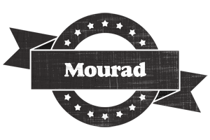 Mourad grunge logo