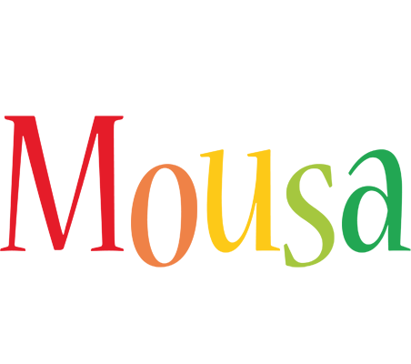 Mousa birthday logo