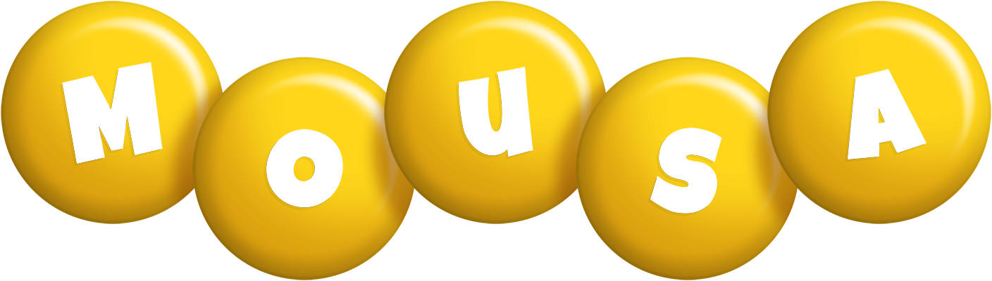 Mousa candy-yellow logo