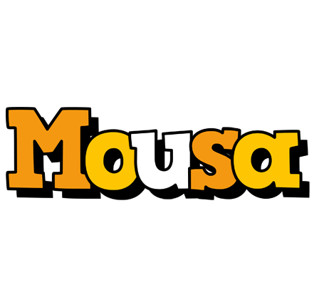 Mousa cartoon logo