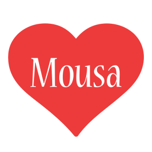 Mousa love logo