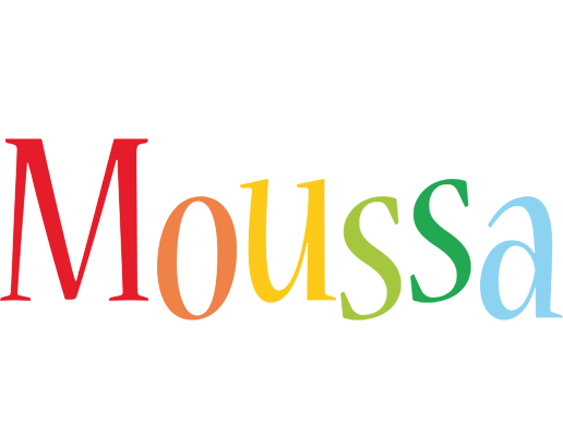 Moussa birthday logo