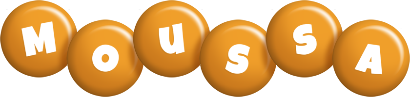 Moussa candy-orange logo