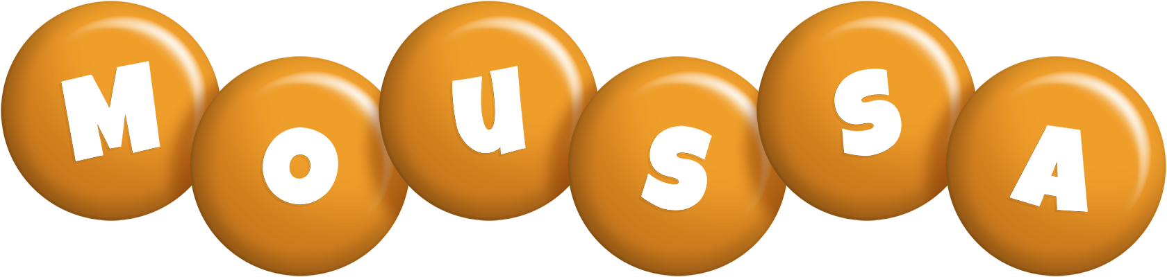 Moussa candy-orange logo