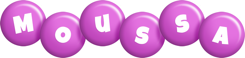 Moussa candy-purple logo