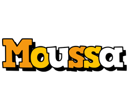 Moussa cartoon logo