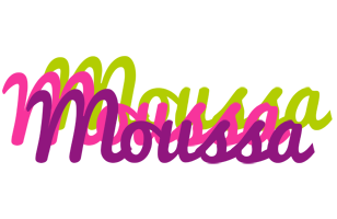 Moussa flowers logo