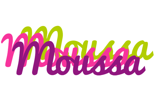 Moussa flowers logo