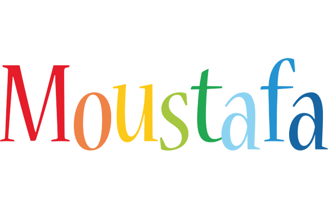 Moustafa birthday logo