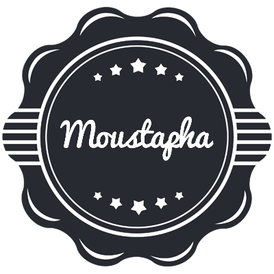 Moustapha badge logo