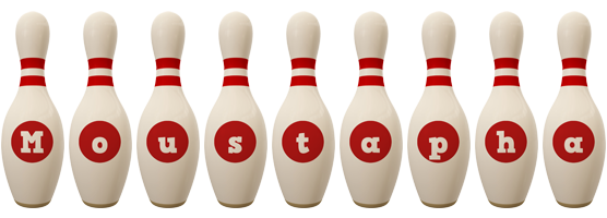 Moustapha bowling-pin logo