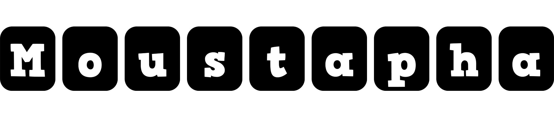 Moustapha box logo