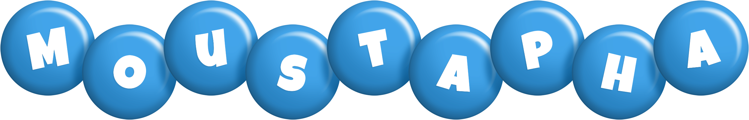Moustapha candy-blue logo