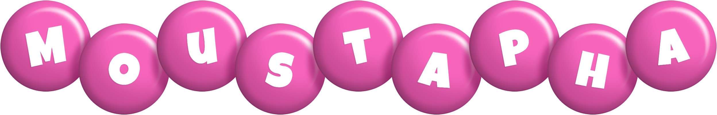 Moustapha candy-pink logo