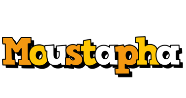 Moustapha cartoon logo