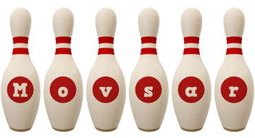 Movsar bowling-pin logo