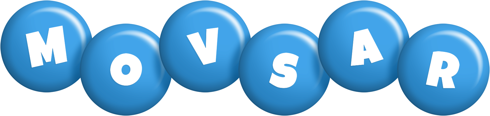 Movsar candy-blue logo
