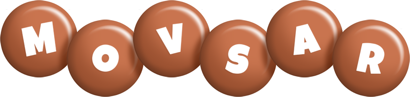 Movsar candy-brown logo