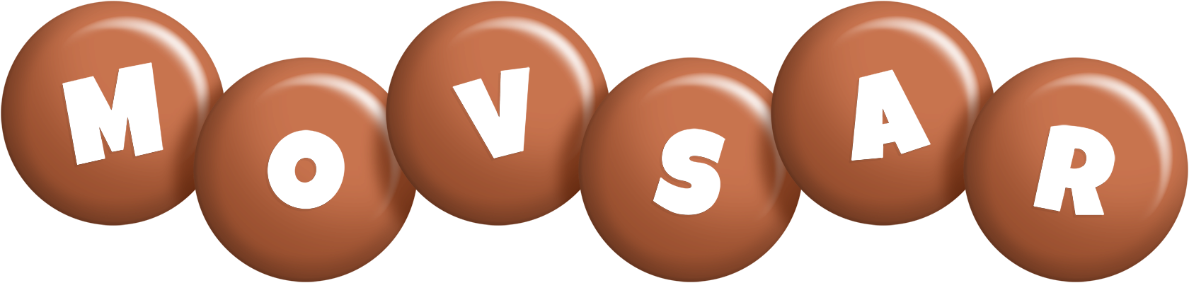 Movsar candy-brown logo