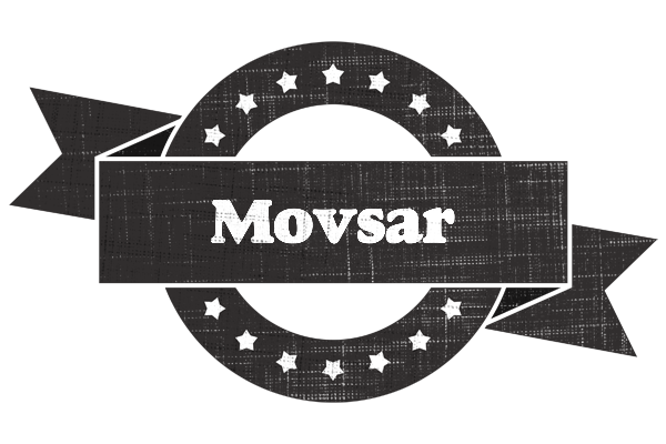 Movsar grunge logo