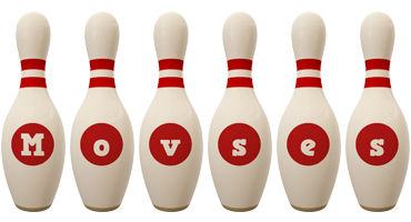 Movses bowling-pin logo