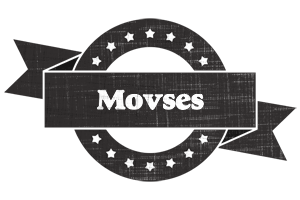 Movses grunge logo