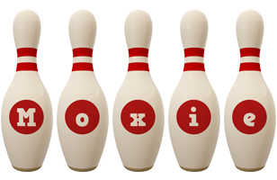 Moxie bowling-pin logo