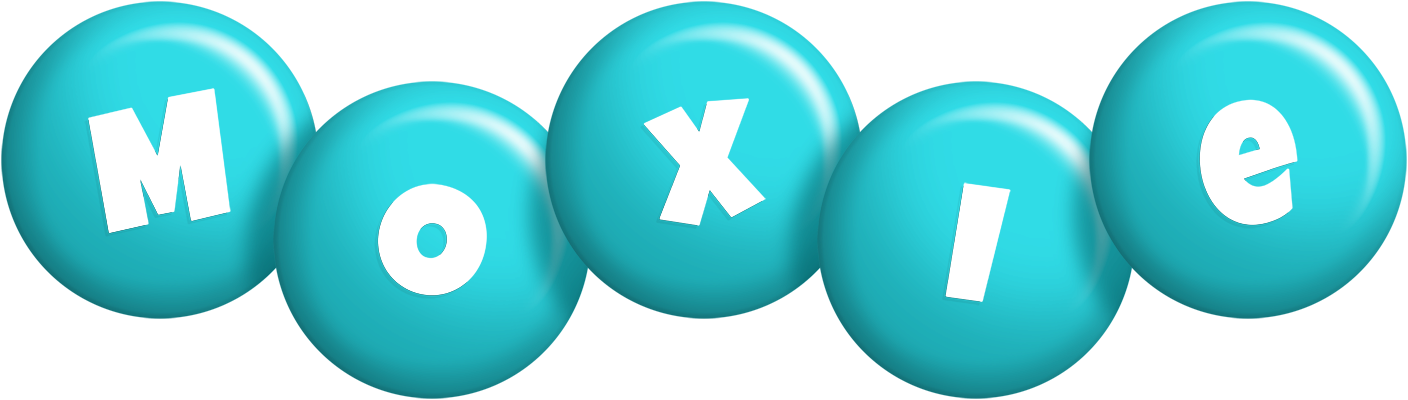 Moxie candy-azur logo