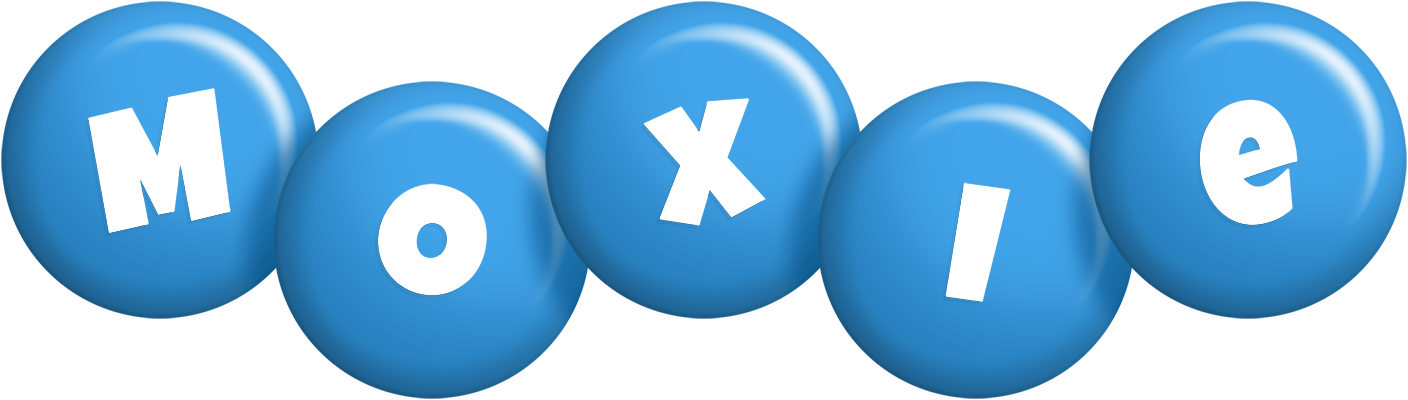 Moxie candy-blue logo