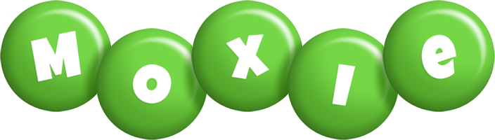 Moxie candy-green logo