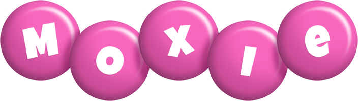 Moxie candy-pink logo