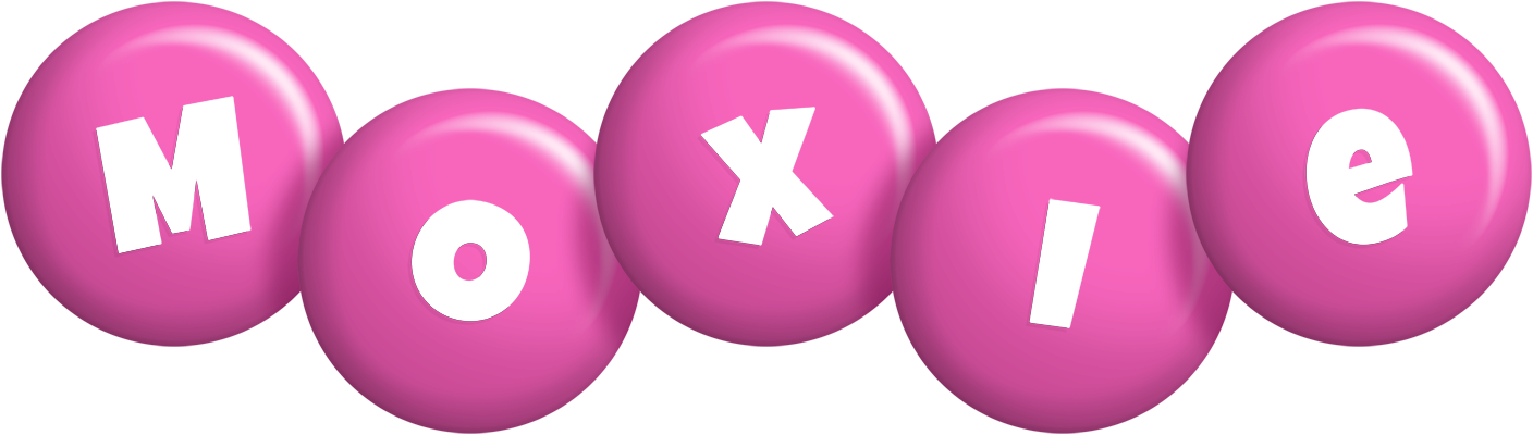 Moxie candy-pink logo