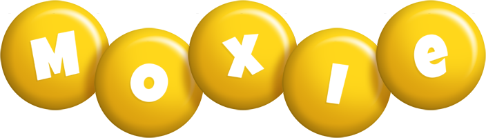 Moxie candy-yellow logo