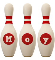 Moy bowling-pin logo