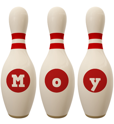 Moy bowling-pin logo