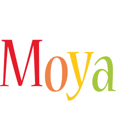Moya birthday logo