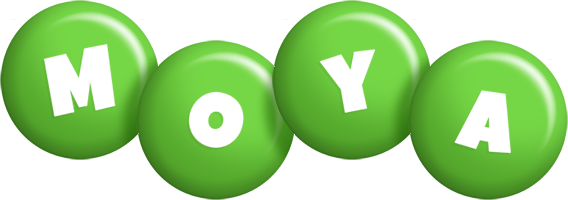 Moya candy-green logo