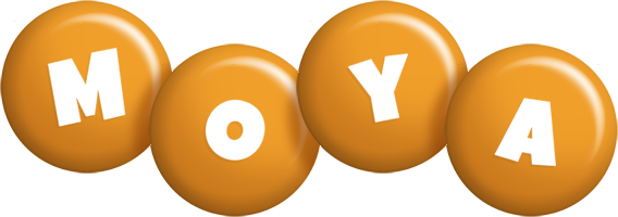 Moya candy-orange logo