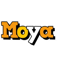 Moya cartoon logo