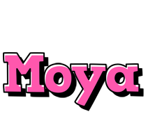 Moya girlish logo