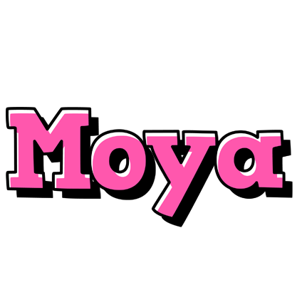 Moya girlish logo