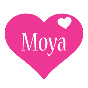 Moya love-heart logo