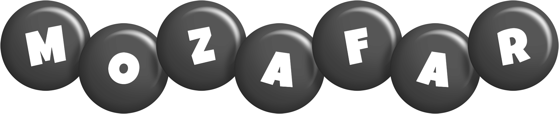 Mozafar candy-black logo