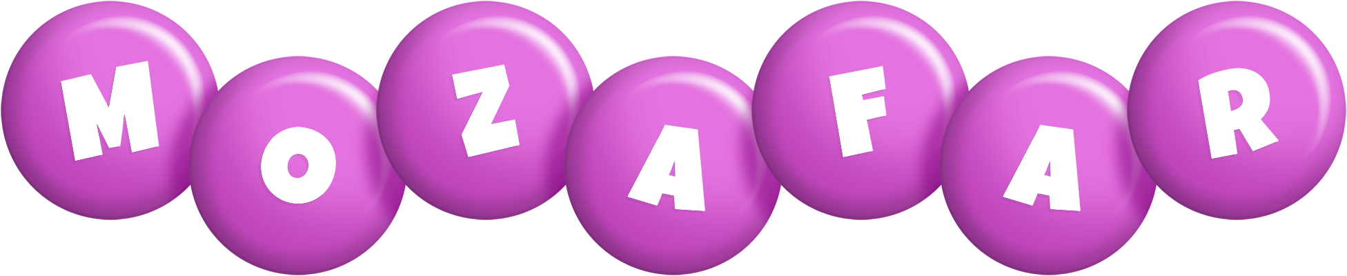 Mozafar candy-purple logo