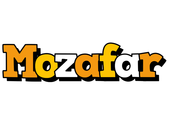 Mozafar cartoon logo