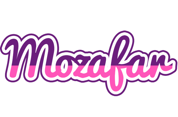 Mozafar cheerful logo