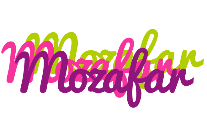 Mozafar flowers logo
