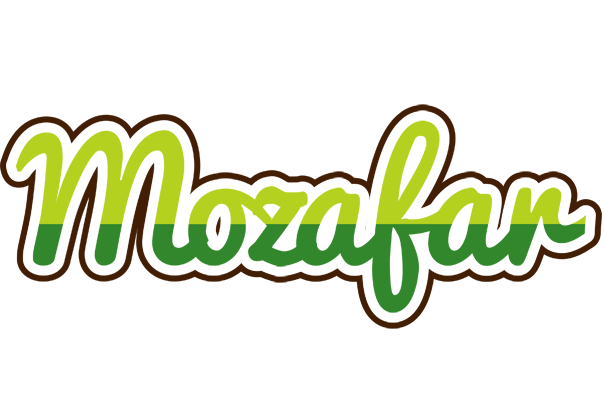 Mozafar golfing logo