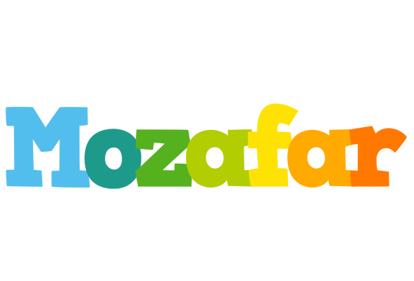 Mozafar rainbows logo