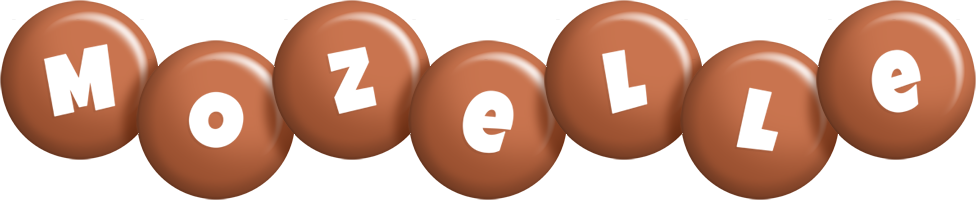 Mozelle candy-brown logo